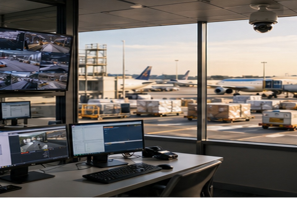 Airports & Air Cargo realistic sector image