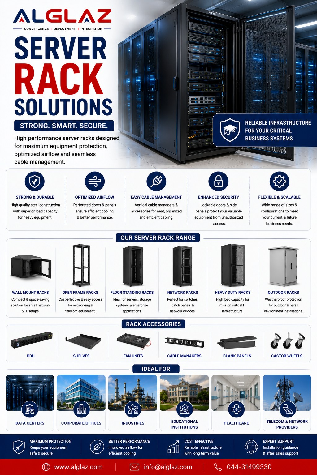 Server rack solutions poster